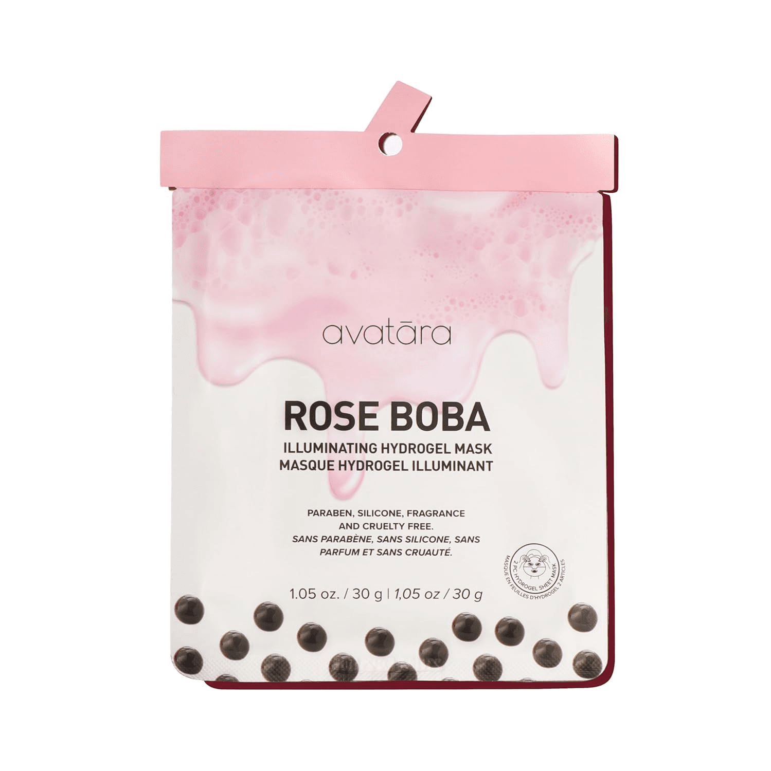 Rose Boba Mask