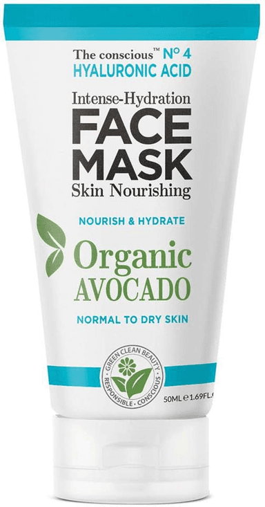 The Conscious™ Hyaluronic Acid Intense-Hydration Face Mask Organic Avocado