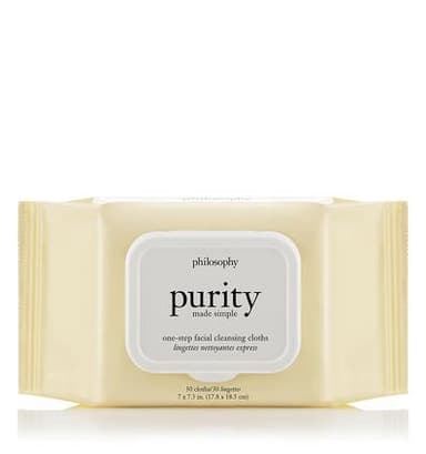 purity made simple one-step facial cleansing cloths