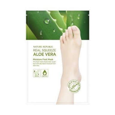 Real Squeeze Aloe Vera Moisture Foot Mask