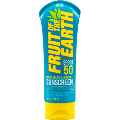 Fruit Of the Earth Sport 50 Moisturizing Lotion Sunscreen