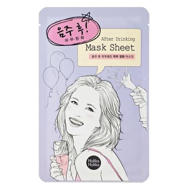 After Mask Sheet - After Drinking