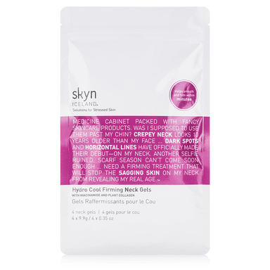 Hydro Cool Firming Neck Gels With Niacinamide And Plant Collagen