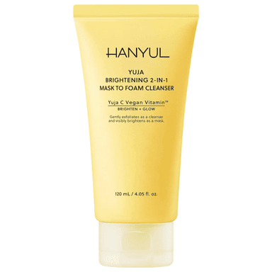 Yuja Brightening 2-in-1 Mask to Foam Cleanser