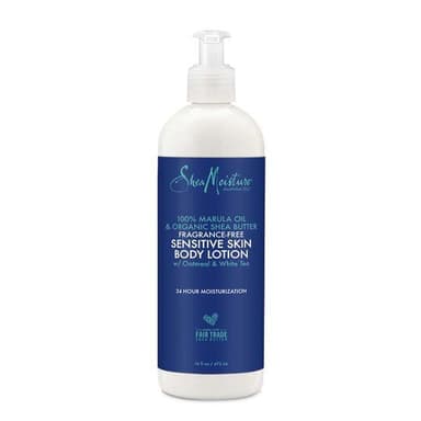 100% Marula Oil & Organic Shea Butter Fragrance-Free Sensitive Skin Body Lotion