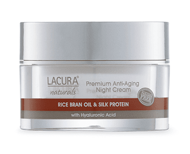 Naturals Anti-Aging Night Cream with Rice Bran Oil & Silk Protein