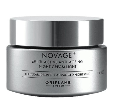 NOVAGE+ Multi-Active Anti-Ageing Night Cream Light