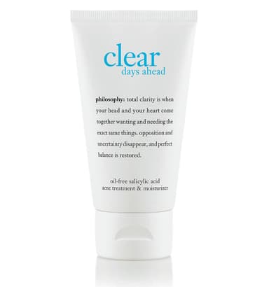 clear days ahead acne treatment and moisturizer