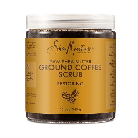 Raw Shea Butter Ground Coffee Scrub