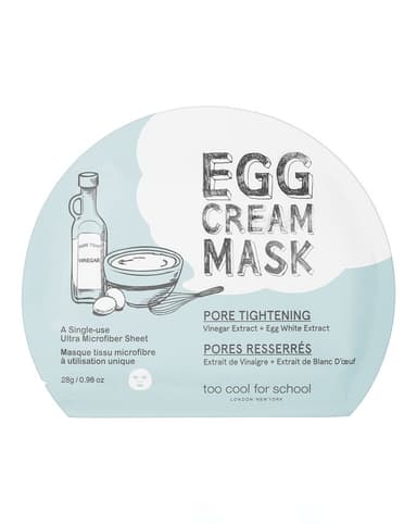 Egg Cream Mask Pore Tightening