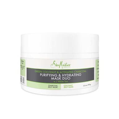 Green Coconut & Activated Charcoal Purifying & Hydrating Mask Duo