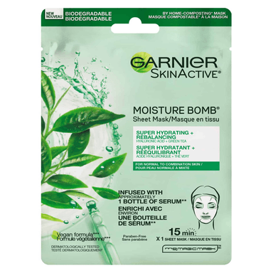 Moisture Bomb Super Hydrating Sheet Mask-Mattifying wiith Green Tea