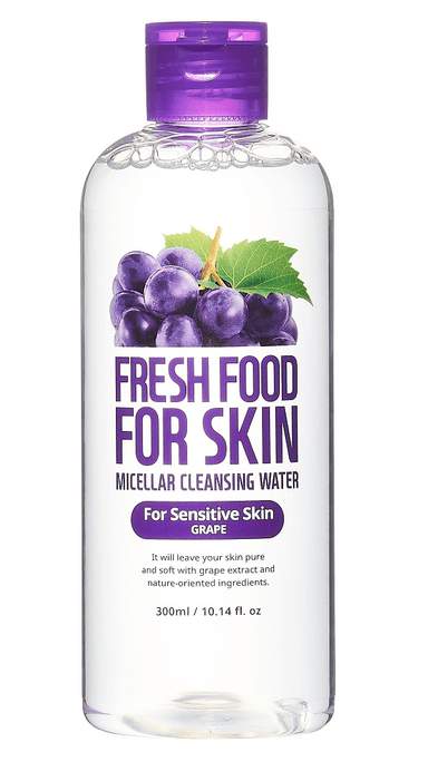 Fresh Food For Skin Micellar Cleansing Water (Grape)