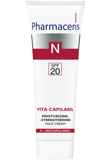 Moisturizing-strengthening Face Cream SPF 20  Vita-Capilaril