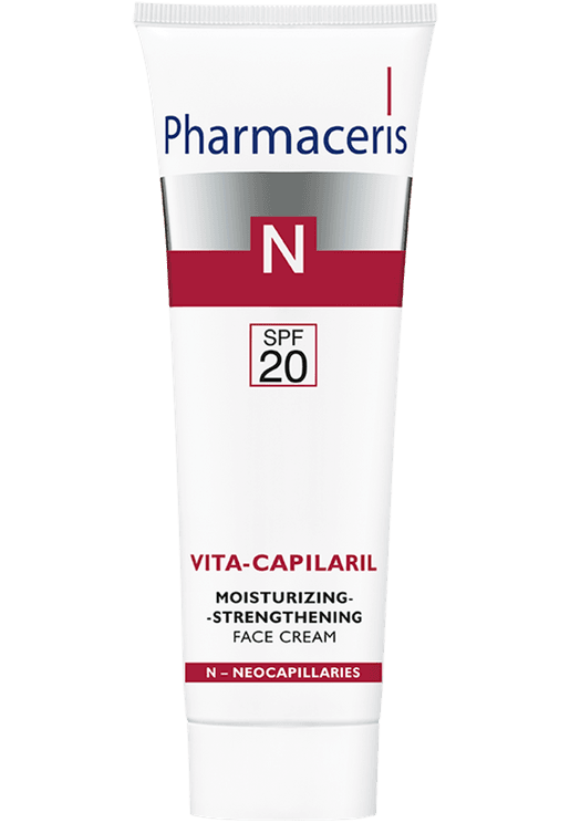 Moisturizing-strengthening Face Cream SPF 20  Vita-Capilaril