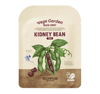 Vege Garden Kidney Bean Mask Sheet 