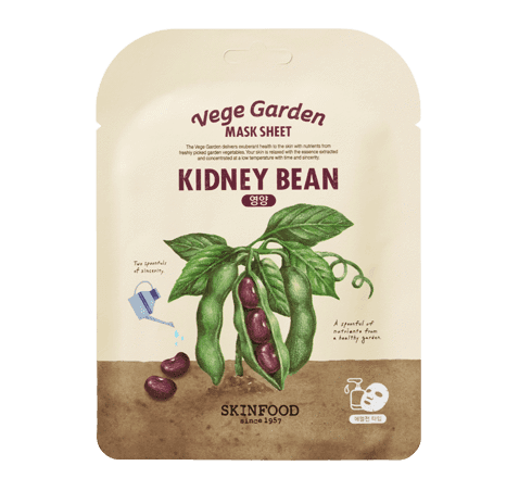 Vege Garden Kidney Bean Mask Sheet 