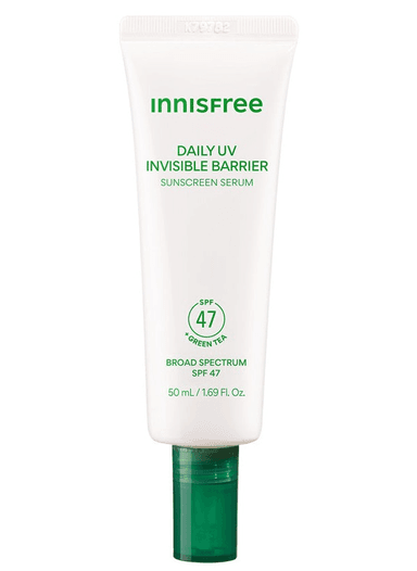 Invisible Barrier Sunscreen Serum Broad Spectrum SPF 47 with Green Tea