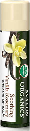 Organic Lip Balm, Vanilla Rosemary