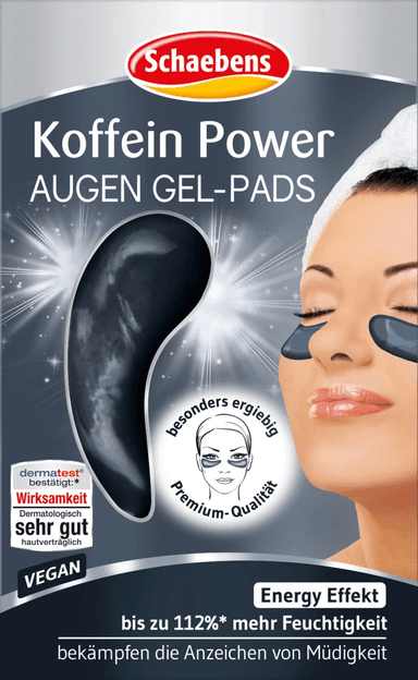 Koffein Power Augen Gel-Pads