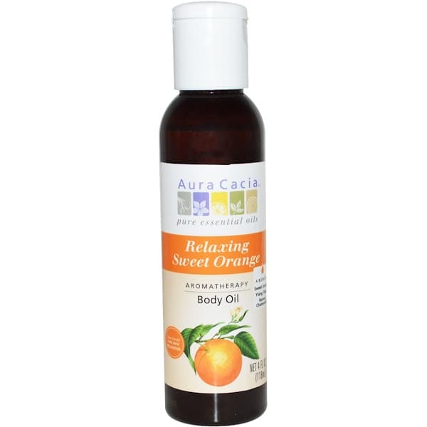 Aromatherapy Body Oil, Relaxing Sweet Orange