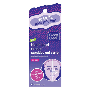 Clean & Clear® Blackhead Eraser® Scrubby Gel Strip