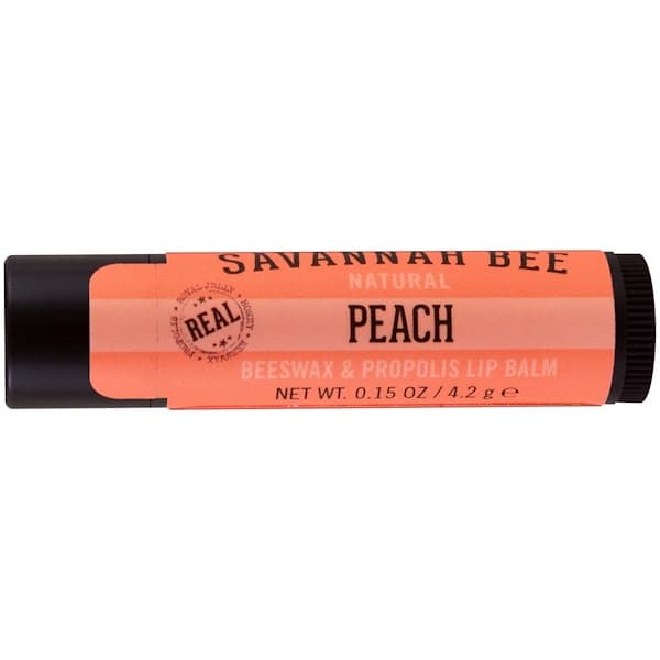 Beeswax & Propolis Lip Balm, Peach