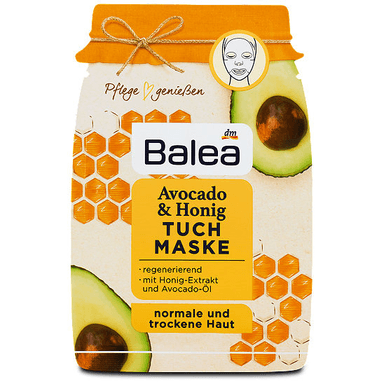 Tuchmaske Avocado & Honig