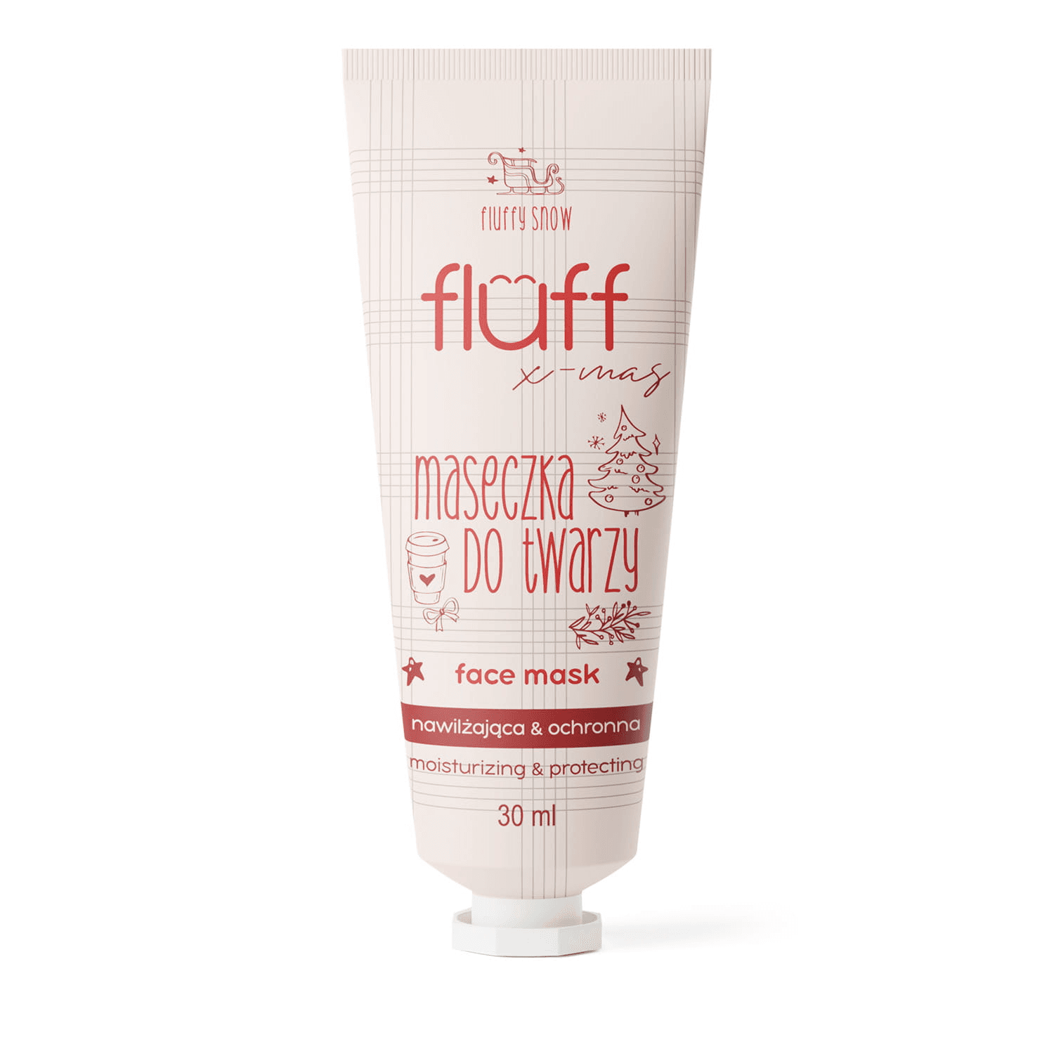 Face Mask Maseczka do twarzy Fluffy Snow