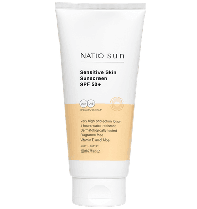 Sensitive Skin Sunscreen SPF 50+