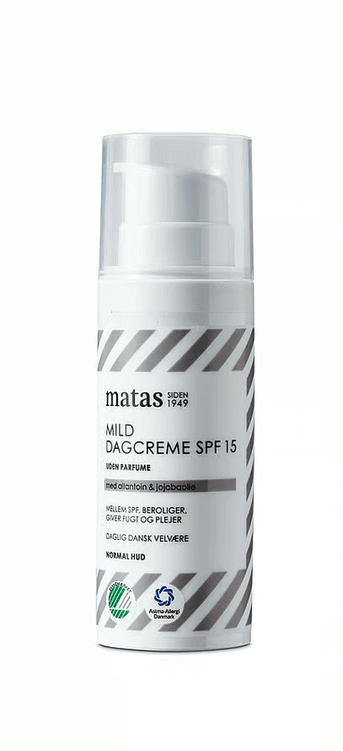 Mild Dagcreme SPF 15 til Normal Hud Uden Parfume