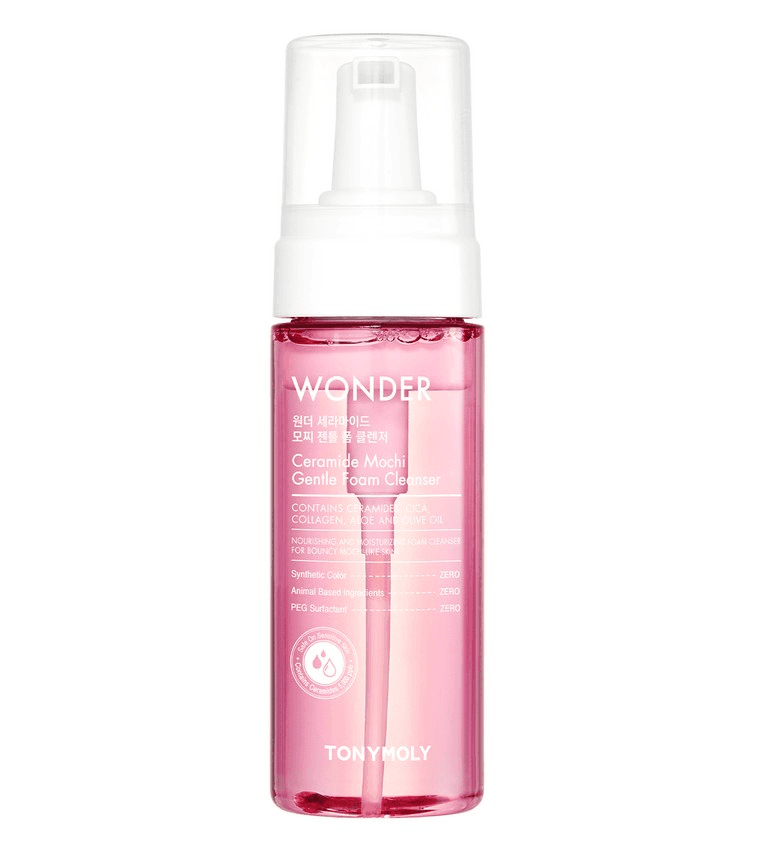 Wonder Ceramide Mochi Gentle Foam Cleanser