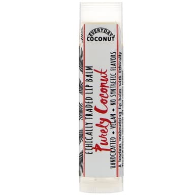 Everyday Coconut, Ethically Traded Lip Balm, Purely Coconut