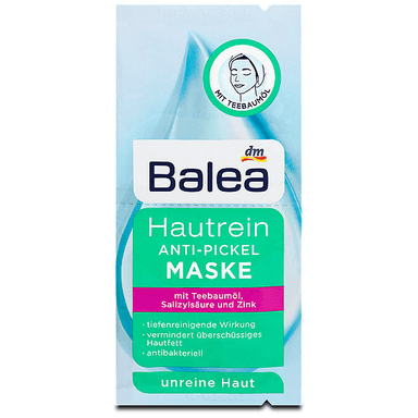 Maske Hautrein Anti-Pickel Teebaumöl