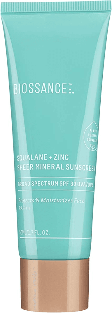 Squalane + Zinc Sheer Mineral Sunscreen