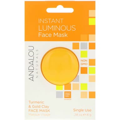 Instant Luminous, Turmeric & Gold Clay Face Mask
