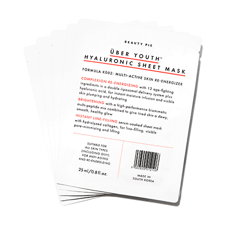 Über Youth Hyaluronic Sheet Mask