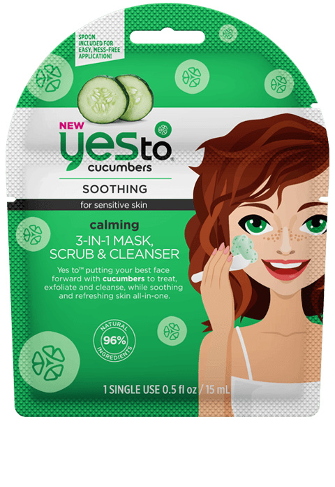 Calming 3-in-1 Mask, Scrub & Cleanser