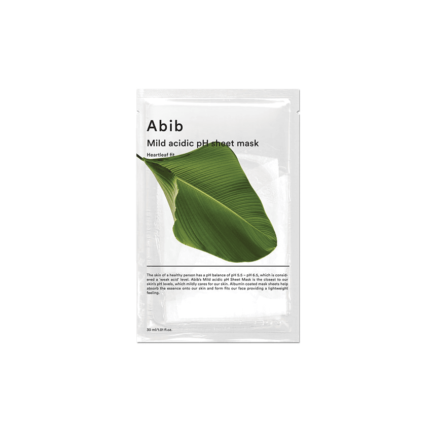 Mild Acidic pH Sheet Mask Heartleaf Fit