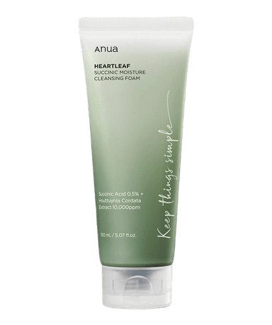 Heartleaf Succinic Moisture Cleansing Foam