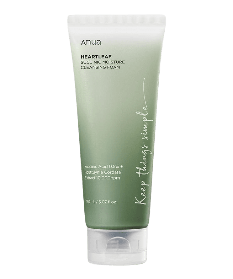 Heartleaf Succinic Moisture Cleansing Foam
