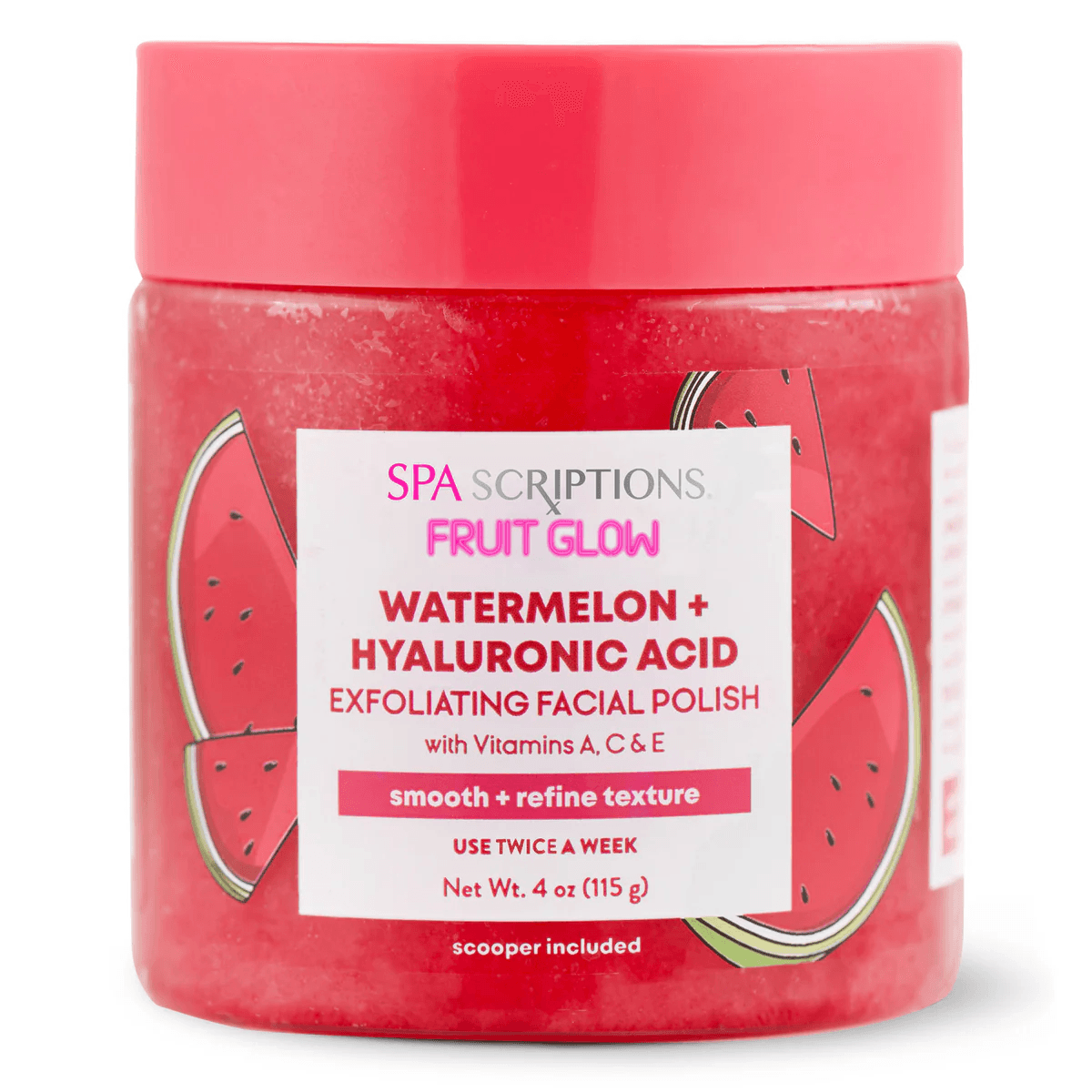 Fruit Glow Watermelon + Hyaluronic Acid Exfoliating Facial Polish
