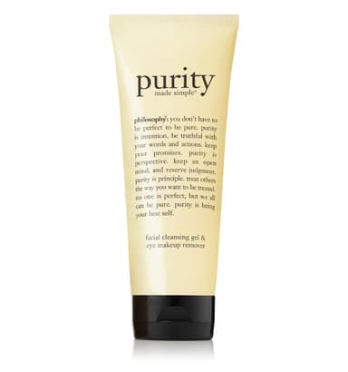 purity made simple cleansing gel for face and eyes