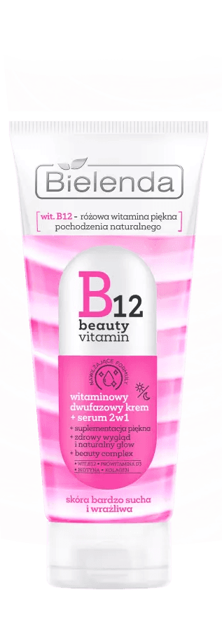 B12 BEAUTY VITAMIN E Vitamin 2-phase Cream + Serum 2in1 For Day And Night