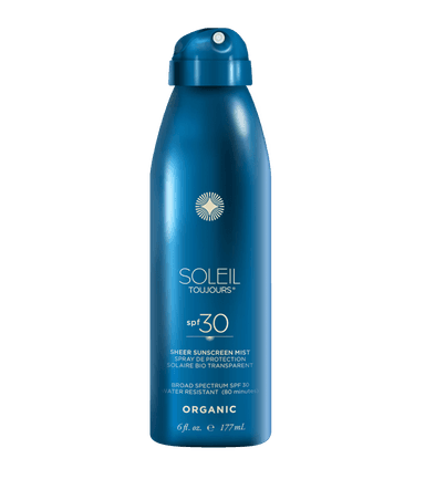 Organic Sheer Sunscreen Mist SPF 30