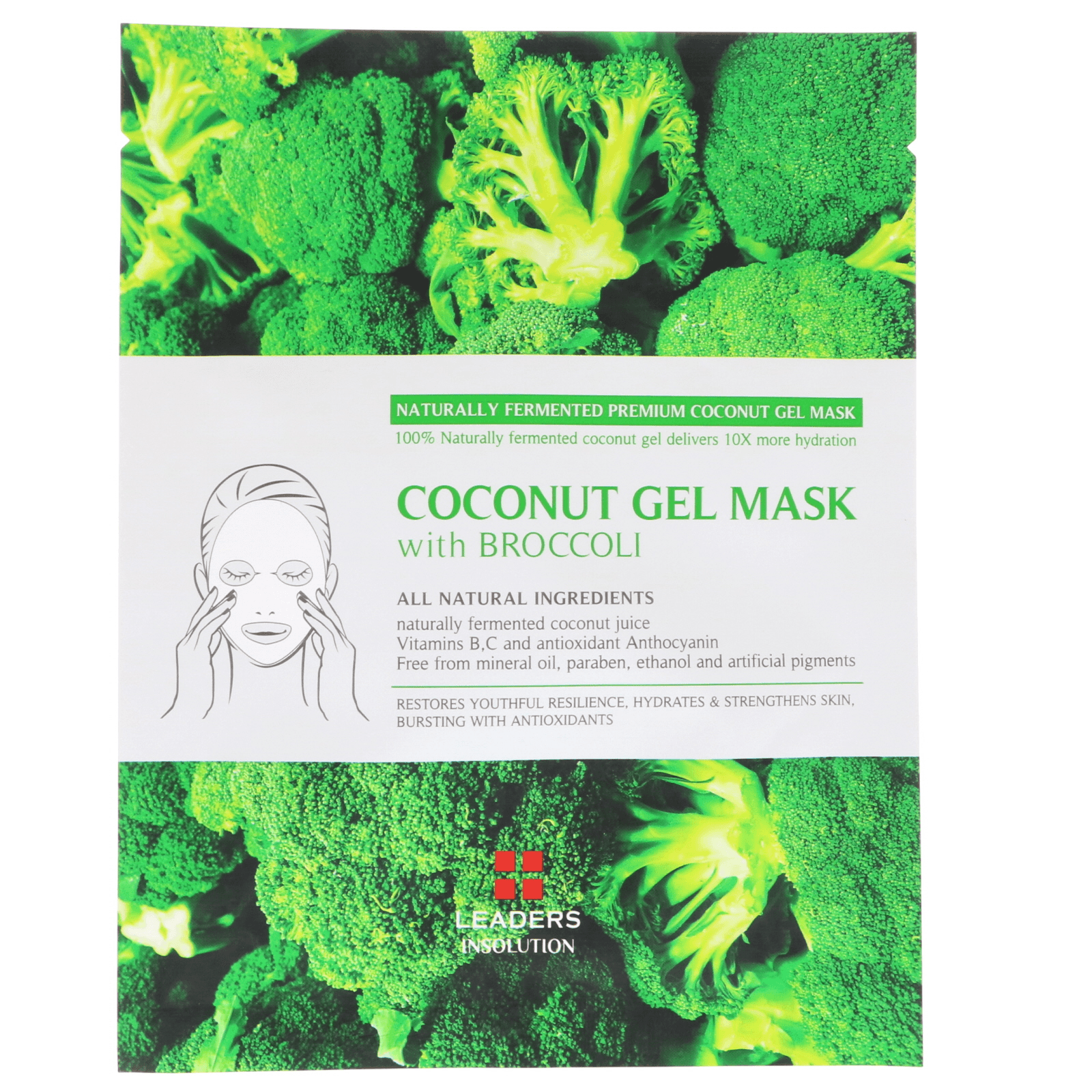 Coconut Gel Mask With Broccoli