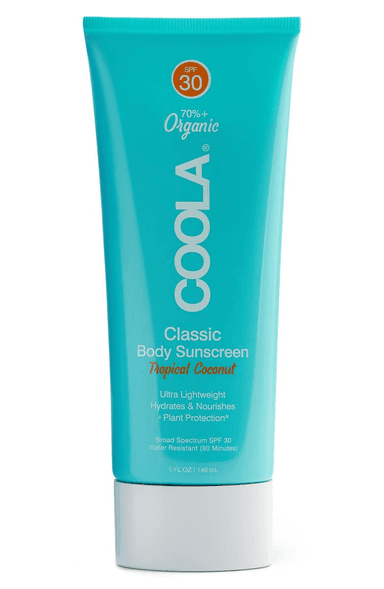 Classic Body Organic Sunscreen Lotion SPF 30 - Tropical Coconut