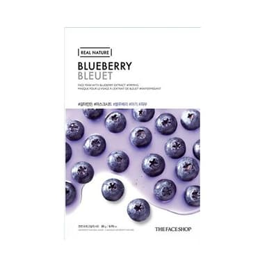 Real Nature Blueberry Face Mask