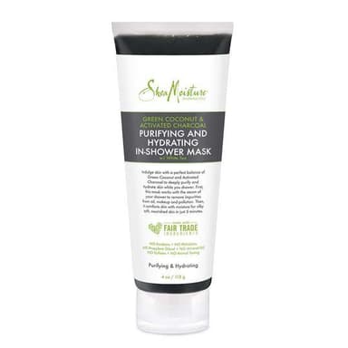 Green Coconut & Activated Charcoal Purifying And Hydrating In-Shower Mask