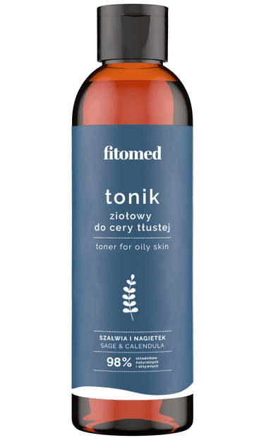 Tonik do cery tłustej Szałwia i nagietek